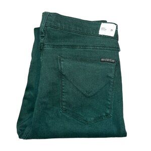 NWT Hudson Krista Super Skinny Jeans Womens 31 29 Stretch Pockets Green